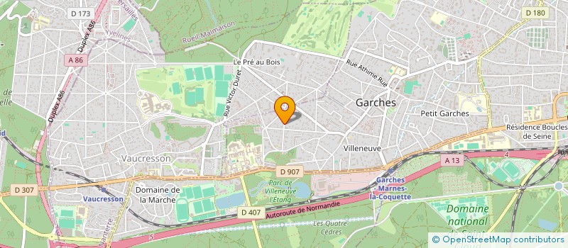 localisation de l'entreprise SCI VILLA CAMPA à GARCHES