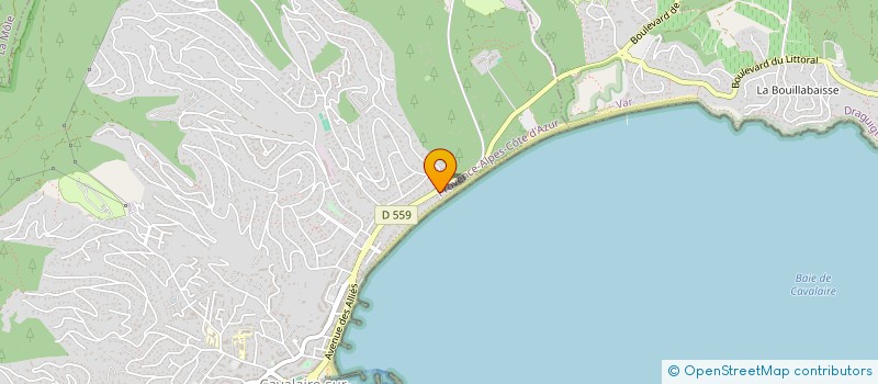 localisation de l'entreprise SCI VILLA CANTAGASSE à CAVALAIRE-SUR-MER