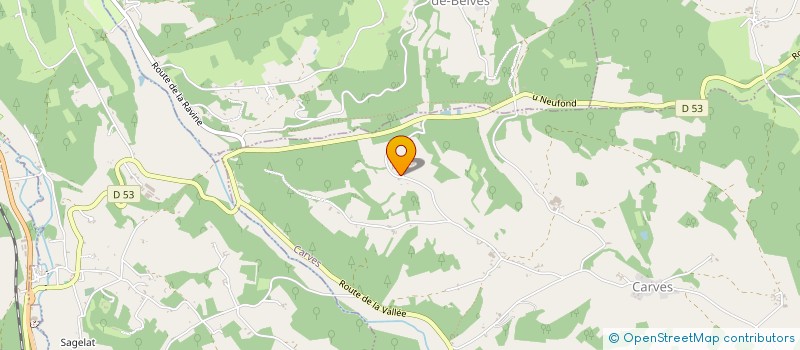 localisation de l'entreprise SCI VILLA CANTEGREL  CARVES