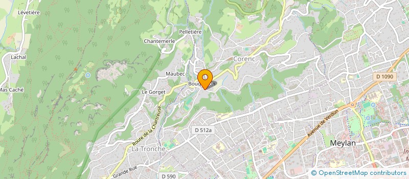 localisation de l'entreprise SCI VILLA CECILE  CORENC