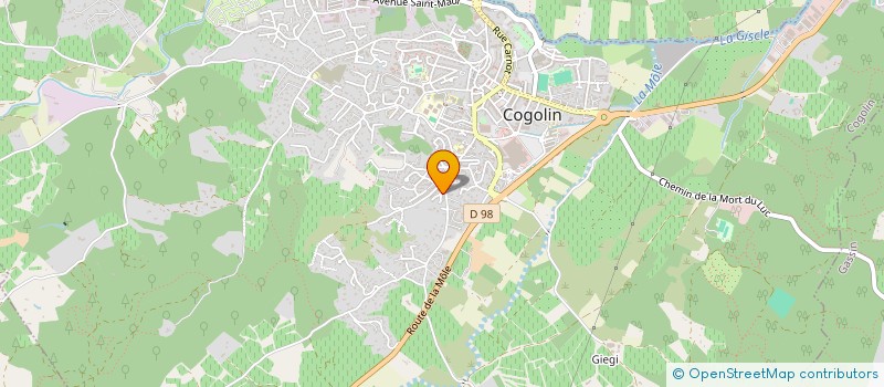 localisation de l'entreprise SCI VILLA CONCHETTA  COGOLIN