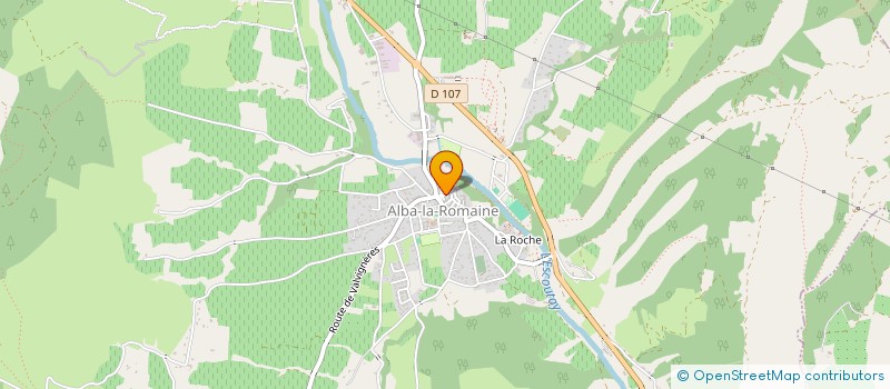 localisation de l'entreprise SCI VILLA D'ALBA à ALBA-LA-ROMAINE