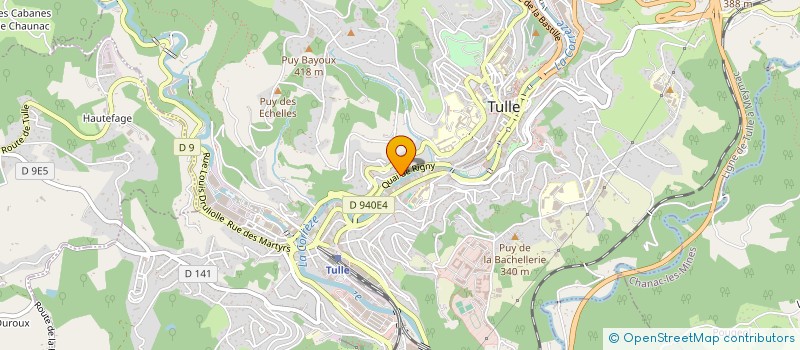 localisation de l'entreprise SCI VILLA D'ESPAGNE  TULLE