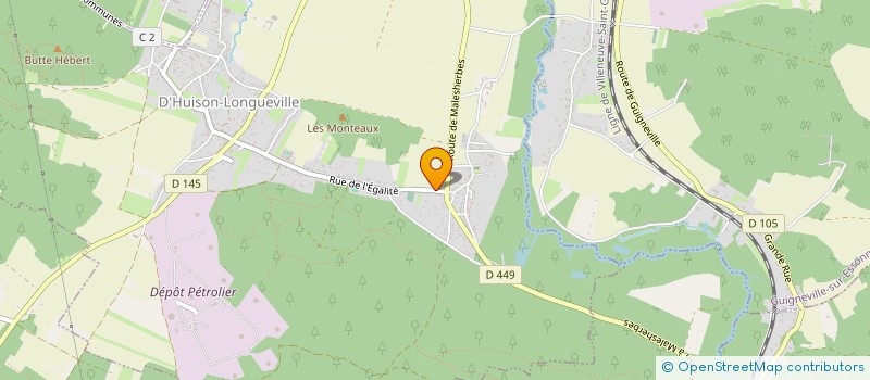 localisation de l'entreprise SCI VILLA DE L'EGALITE à D'HUISON-LONGUEVILLE