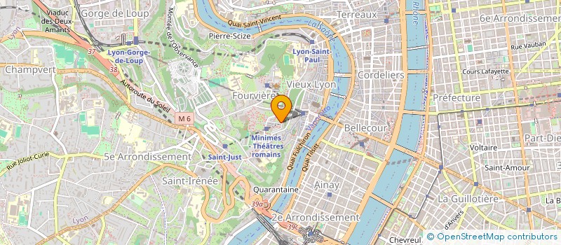 localisation de l'entreprise SCI VILLA DE LA FORGE  LYON