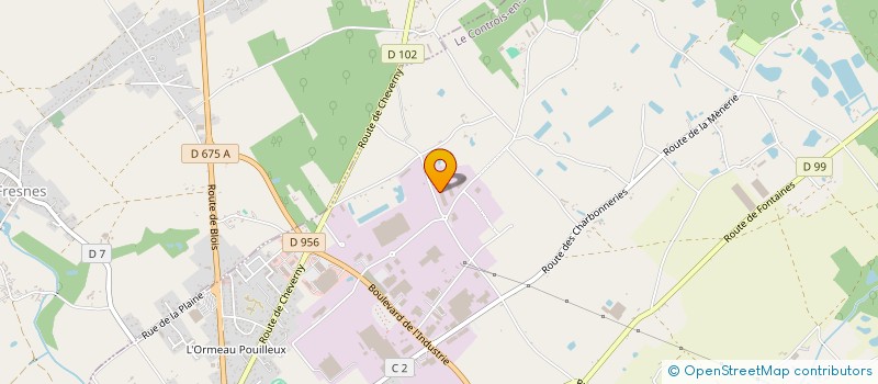 localisation de l'entreprise SCI VILLA DE SOLOGNE  LE CONTROIS-EN-SOLOGNE