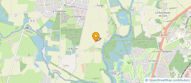 localisation de l'entreprise SCI VILLA DEL MAR  CHAVAGNE