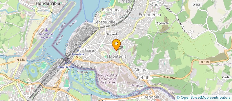 localisation de l'entreprise SCI VILLA DEL MAR  HENDAYE