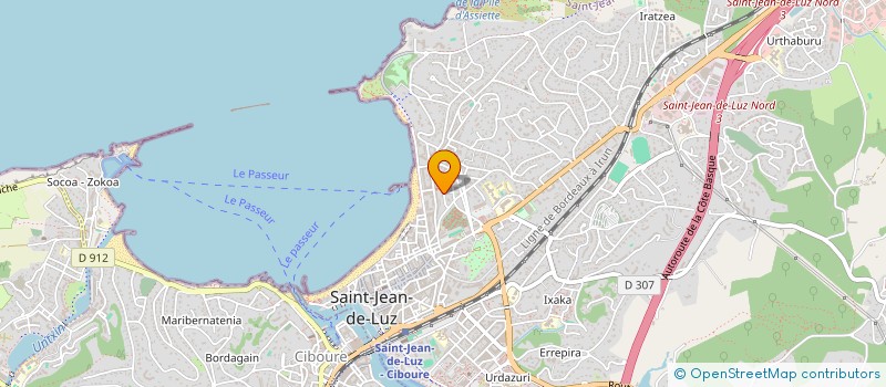 localisation de l'entreprise SCI VILLA DEL SOL  SAINT-JEAN-DE-LUZ