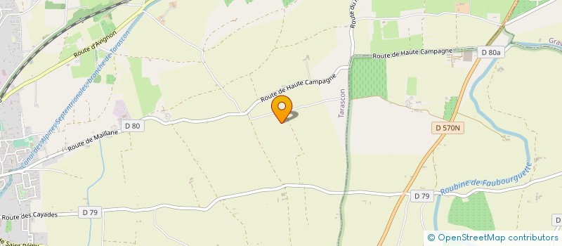 localisation de l'entreprise SCI VILLA DES CERISES  TARASCON