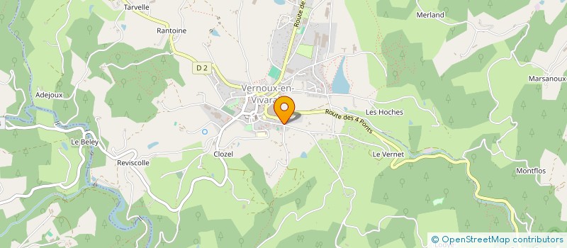 localisation de l'entreprise SCI VILLA DES CHARMILLES  VERNOUX-EN-VIVARAIS