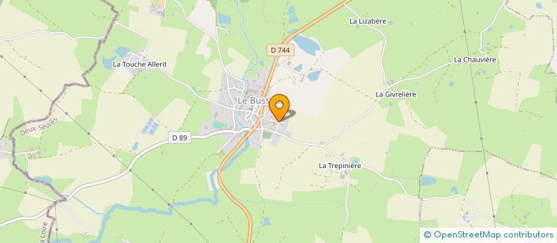 localisation de l'entreprise SCI VILLA DES LIONS  LE BUSSEAU