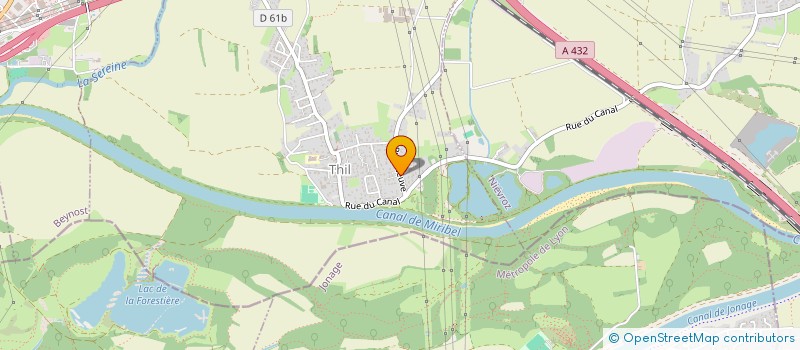 localisation de l'entreprise SCI VILLA DES PRINCES  THIL