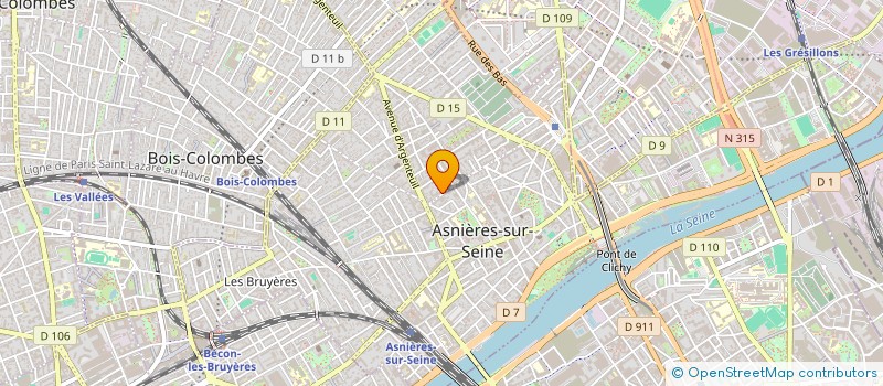 localisation de l'entreprise SCI VILLA DES ROSES à ASNIERES-SUR-SEINE