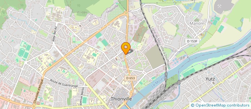localisation de l'entreprise SCI VILLA DES ROSES à THIONVILLE