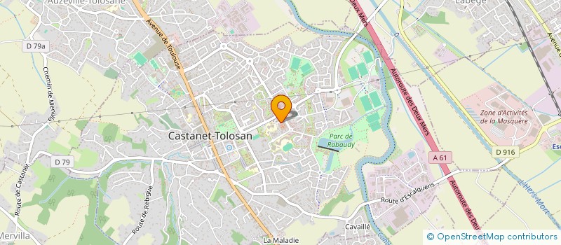 localisation de l'entreprise SCI VILLA DES ROSIERS à CASTANET-TOLOSAN