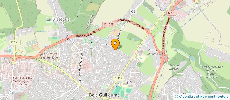 localisation de l'entreprise SCI VILLA DES ROSIERS à BOIS-GUILLAUME