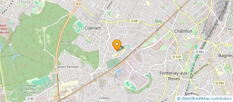 localisation de l'entreprise SCI VILLA DES VALLEES à CLAMART
