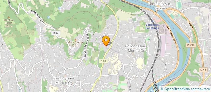 localisation de l'entreprise SCI VILLA DORA  SAINT-CYR-AU-MONT-D'OR