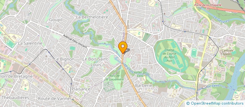 localisation de l'entreprise SCI VILLA DU CENS à ORVAULT