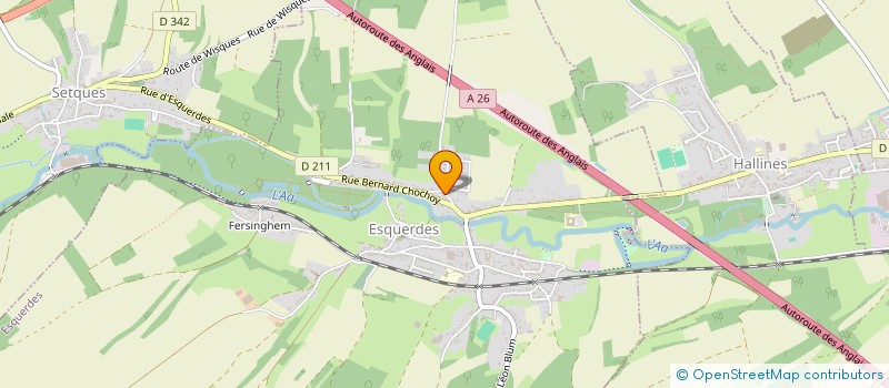 localisation de l'entreprise SCI VILLA DU LAMPARO  ESQUERDES