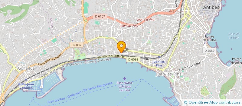 localisation de l'entreprise SCI VILLA DU LYS à ANTIBES