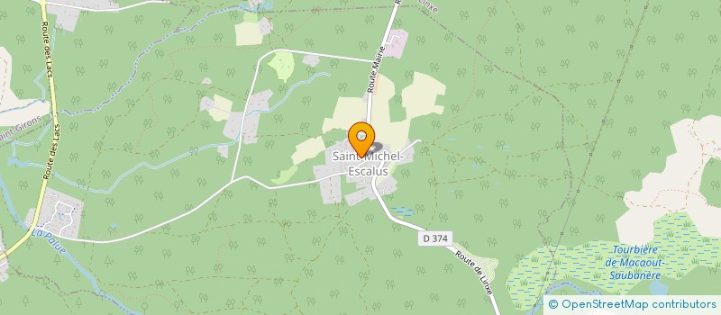 localisation de l'entreprise SCI VILLA DU MARENSIN  SAINT-MICHEL-ESCALUS