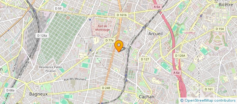 localisation de l'entreprise SCI VILLA DU MIDI  ARCUEIL