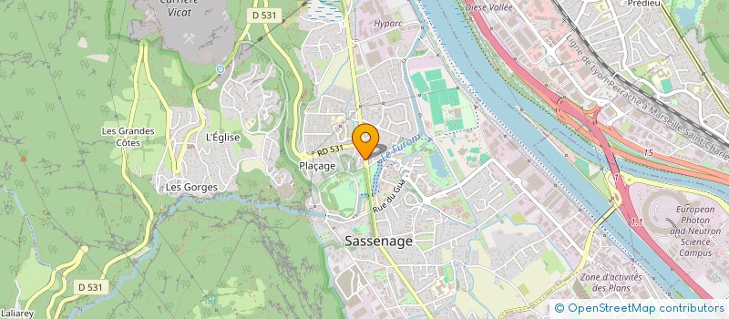 localisation de l'entreprise SCI VILLA DU SOLEIL  SASSENAGE