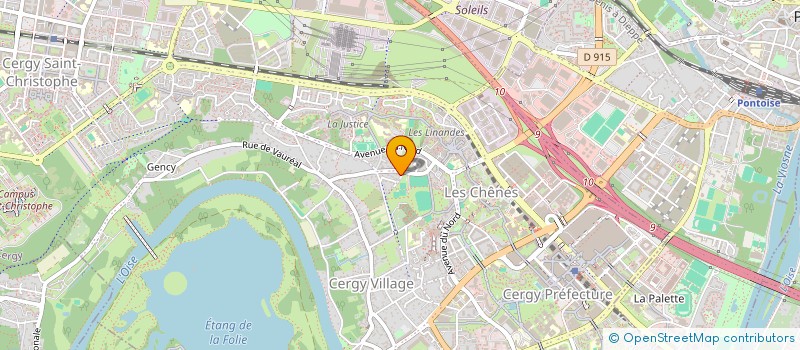 localisation de l'entreprise SCI VILLA DU TERTRE  CERGY