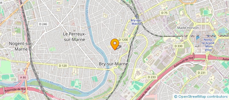 localisation de l'entreprise SCI VILLA DU TROCADERO  BRY-SUR-MARNE