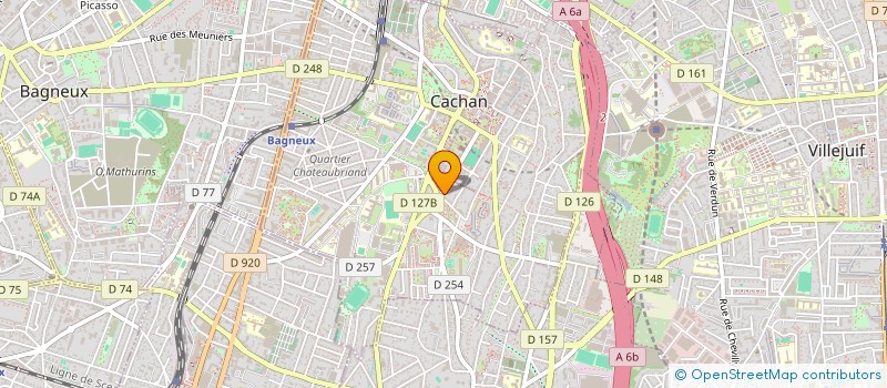 localisation de l'entreprise SCI VILLA DUMOTEL  CACHAN