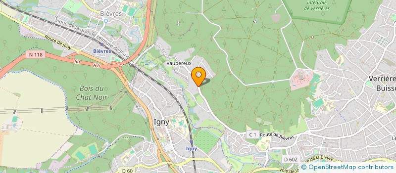 localisation de l'entreprise SCI VILLA ELINA à VERRIERES-LE-BUISSON
