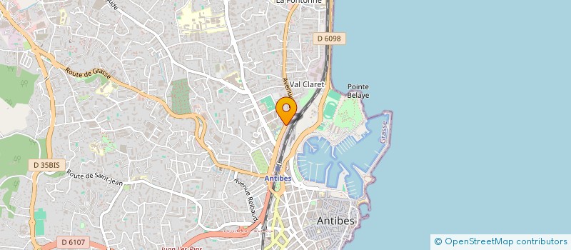 localisation de l'entreprise SCI VILLA ELISA à ANTIBES