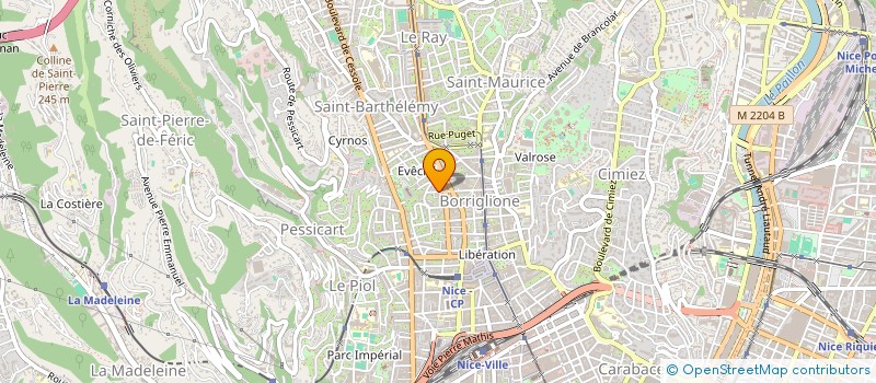 localisation de l'entreprise SCI VILLA EMILE à NICE