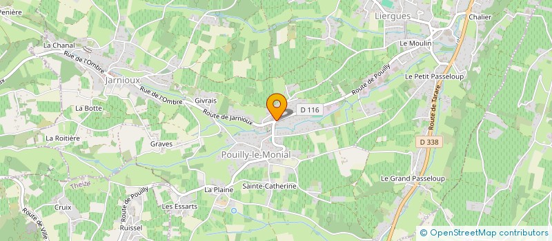 localisation de l'entreprise SCI VILLA ESPERANZA à PORTE-DES-PIERRES-DOREES
