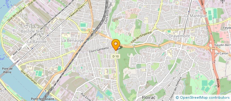 localisation de l'entreprise SCI VILLA-EST  FLOIRAC