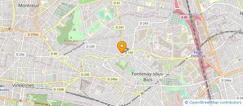 localisation de l'entreprise SCI VILLA EUGENIE  FONTENAY-SOUS-BOIS
