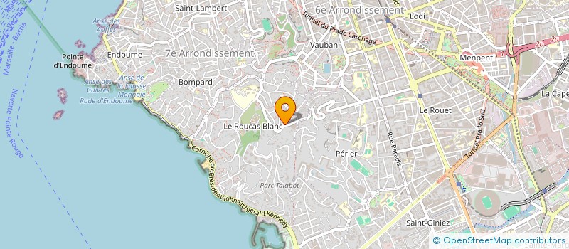 localisation de l'entreprise SCI VILLA FLOR  MARSEILLE