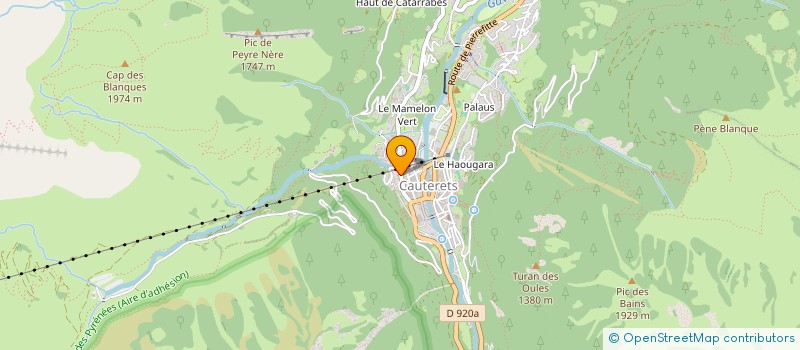 localisation de l'entreprise SCI VILLA FLURIN  CAUTERETS