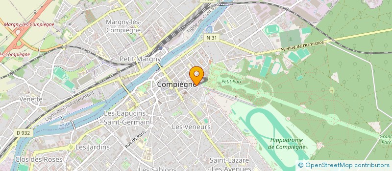 localisation de l'entreprise SCI VILLA FULCRUM  COMPIEGNE