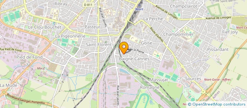 localisation de l'entreprise SCI VILLA GALILEE  NIORT