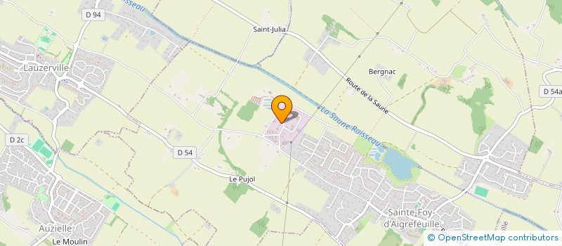 localisation de l'entreprise SCI VILLA GIMIE  SAINTE-FOY-D'AIGREFEUILLE