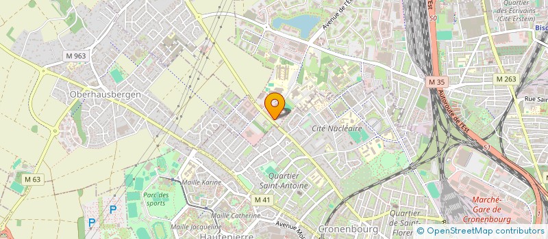 localisation de l'entreprise SCI VILLA HATT  OBERHAUSBERGEN