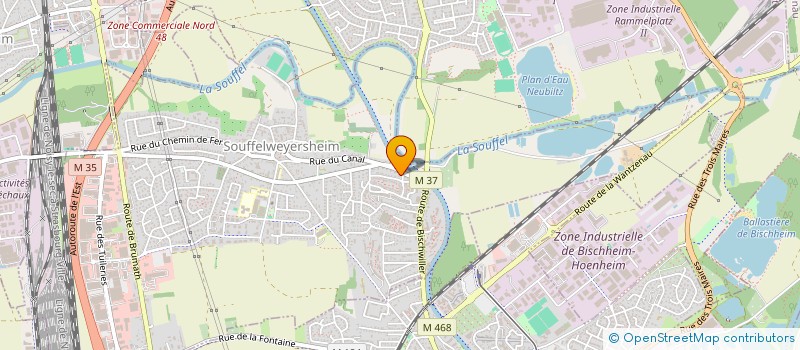 localisation de l'entreprise SCI VILLA HELENA  SOUFFELWEYERSHEIM