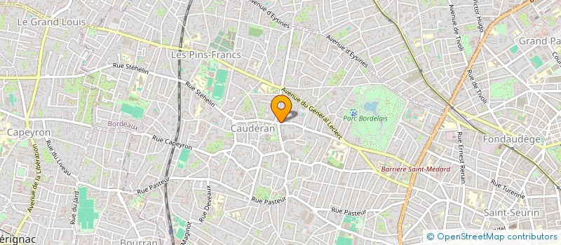 localisation de l'entreprise SCI VILLA HELLE  BORDEAUX