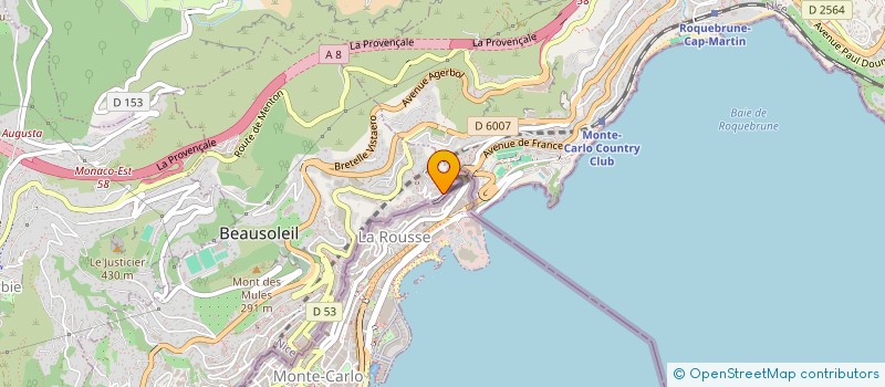 localisation de l'entreprise SCI VILLA HERMOSA  BEAUSOLEIL