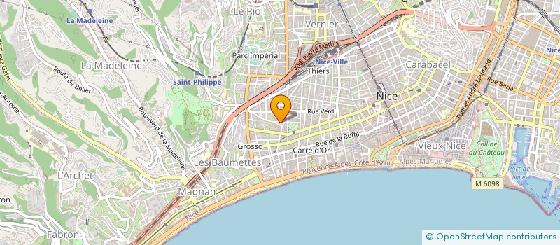 localisation de l'entreprise SCI VILLA ISABELLA à NICE