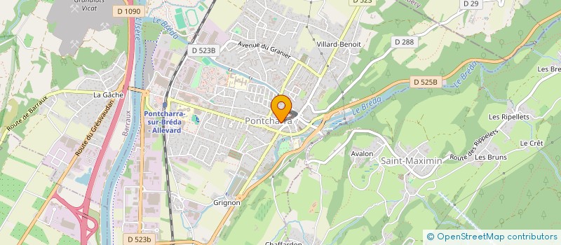 localisation de l'entreprise SCI VILLA ISABELLE  PONTCHARRA