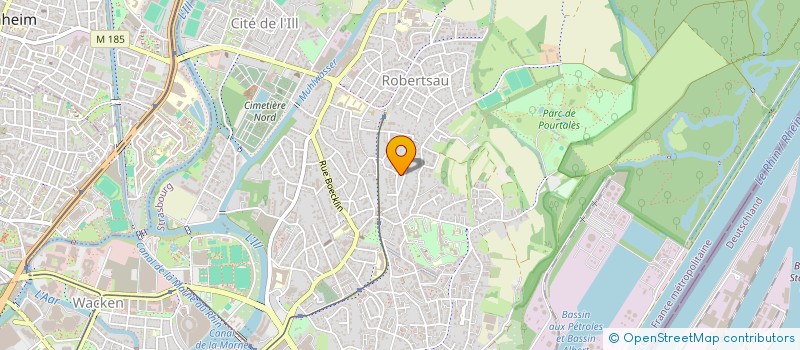 localisation de l'entreprise SCI VILLA JAQUEMIN  STRASBOURG